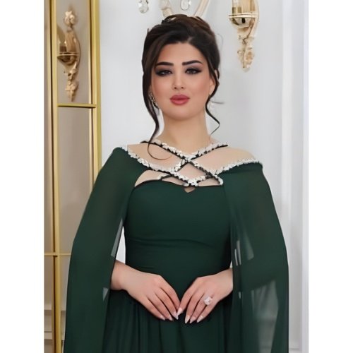 Robe Cape de Soirée