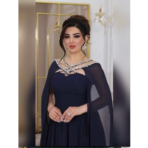 Robe Cape de Soirée